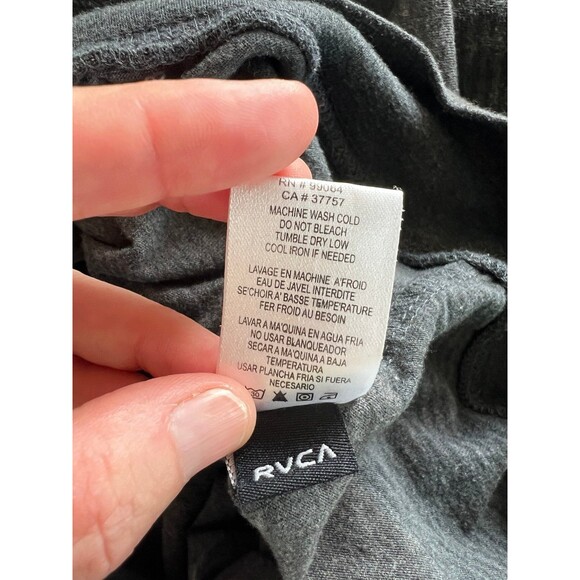 RVCA Men’s Large Athletic Cotton Full-Zip Hoodie Jacket size Large L - Picture 4 of 8